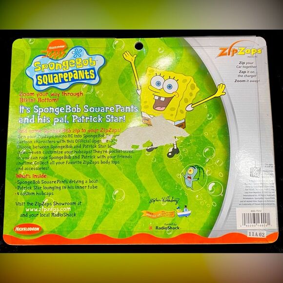 Zip Zaps Nickelodeon SpongeBob SquarePants  Patrick Micro RC Starter Kit Upgrade - Picture 3 of 13